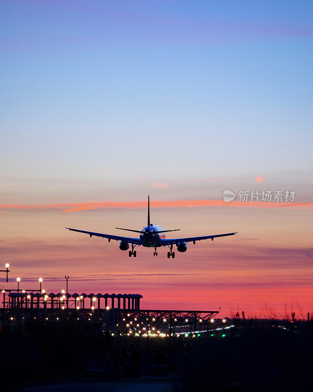 El Prat aeroport Pau Casals日落